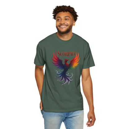 Scorpio Phoenix Tee – Multicolor Zodiac Shirt