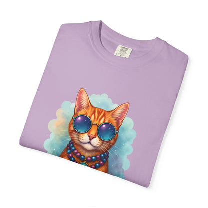 Aquarius One Cool Cat – Groovy Cosmic Kitty T-shirt