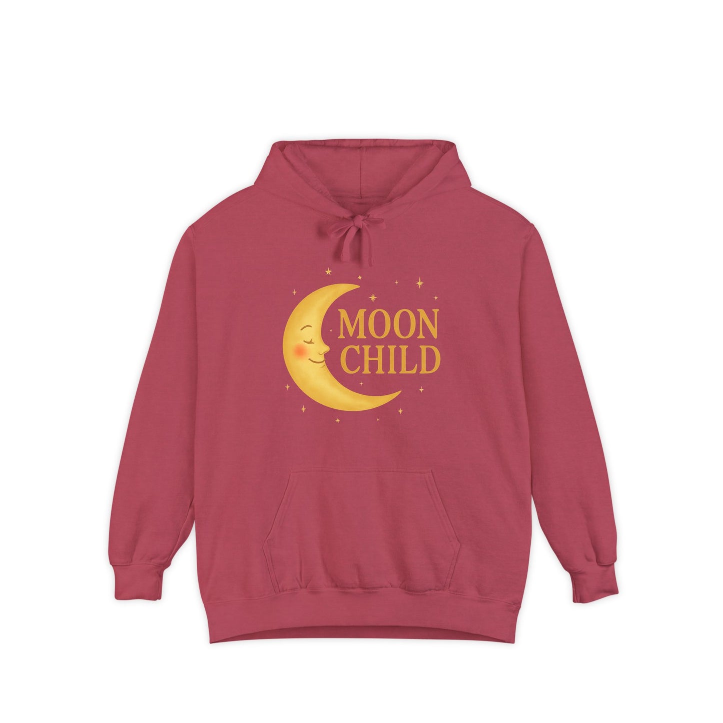 Moon Child Unisex Hoodie – Vibrant Celestial Comfort Colors Midweight Hoodie
