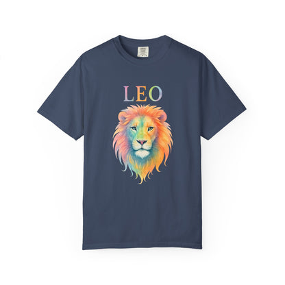 LEO Tee – Colorful Lion Zodiac Shirt