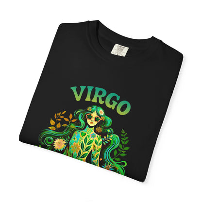 Virgo Flower Child – Vibrant Retro Zodiac Tee