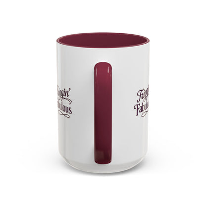 Friggin' Fabulous Frog Mug | Cute Frog Coffee Mug for Women | Funny Glam Frog Gift | Colored Mug