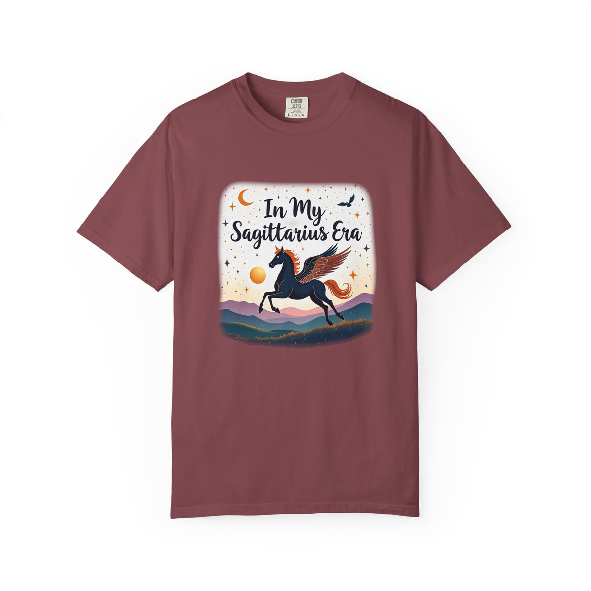 In My Sagittarius Era – Mystical Pegasus Tee - Enchanted Sky