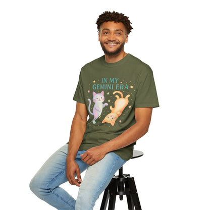 In My Gemini Era Tee – Playful Funny Cats Zodiac Shirt