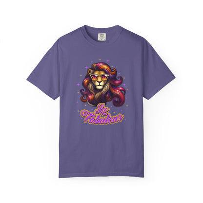 Leo Fabulous Tee – Groovy Colorful Zodiac Shirt