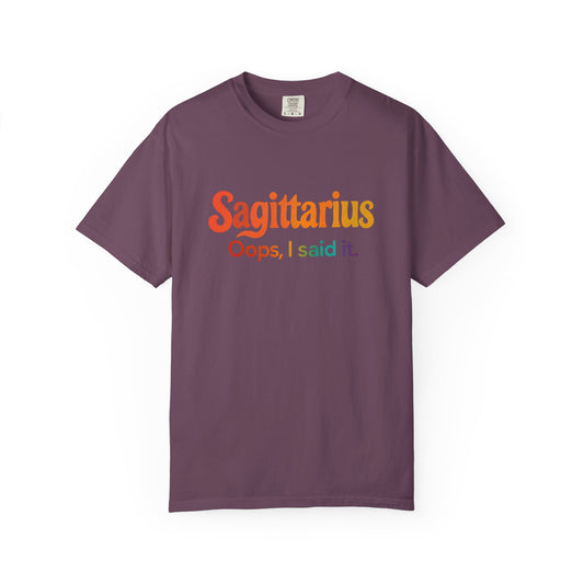 Sagittarius Oops, I Said It – Funny Fire Sign Tee