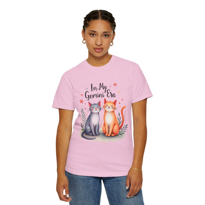 In My Gemini Era – Colorful Zodiac Cats Shirt
