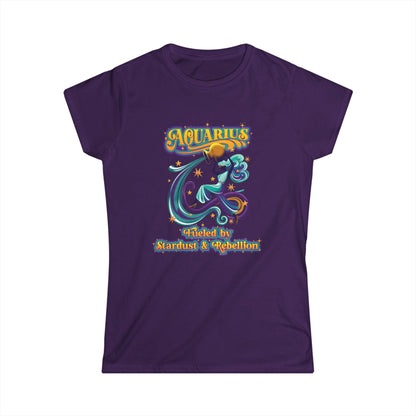 Aquarius Stardust & Rebellion - Women's Retro Tee