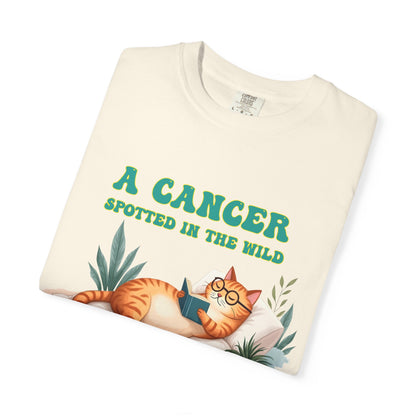 A Cancer Spotted in the Wild – Funny Zodiac Cat Tee
