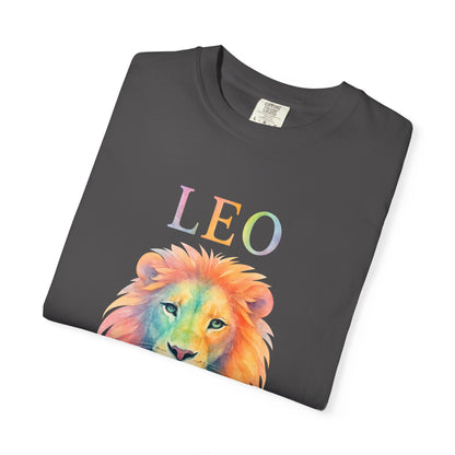 LEO Tee – Colorful Lion Zodiac Shirt