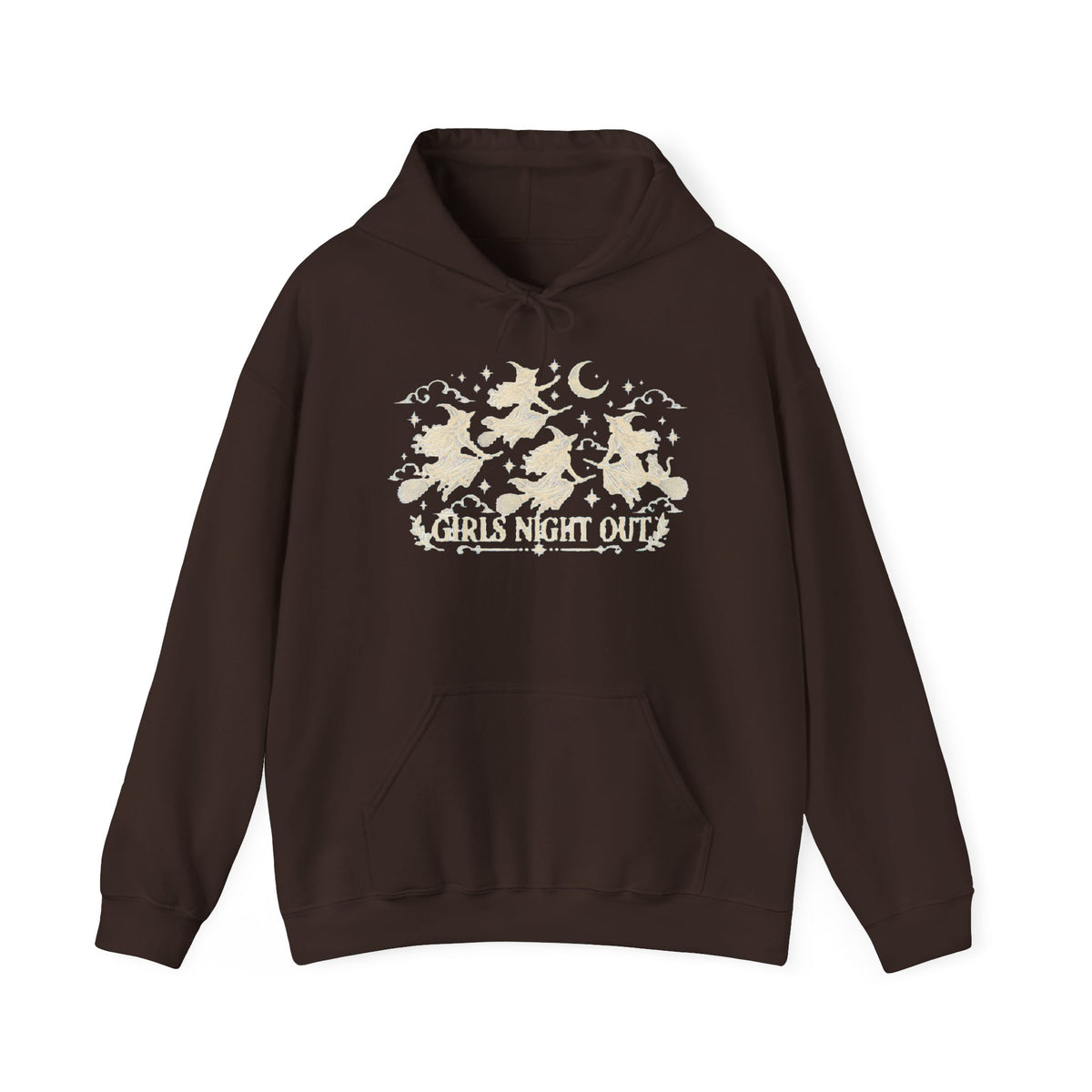 Girls Night Out Halloween Hoodie, Funny Witch Graphic Sweatshirt, Funny Halloween Pullover, Witchy Gift for Women, Spooky Season Outfit