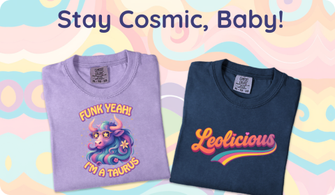 Retro Groovy Zodiac Sign T Shirt
